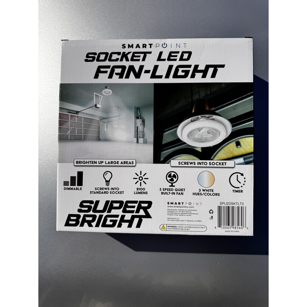 Smart Point Ceiling Fan Socket And LED Light - Picture 3 of 6